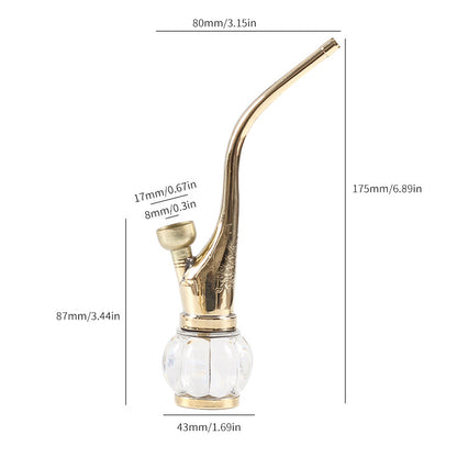 Brass Hookah Water Pipe Water Pipe