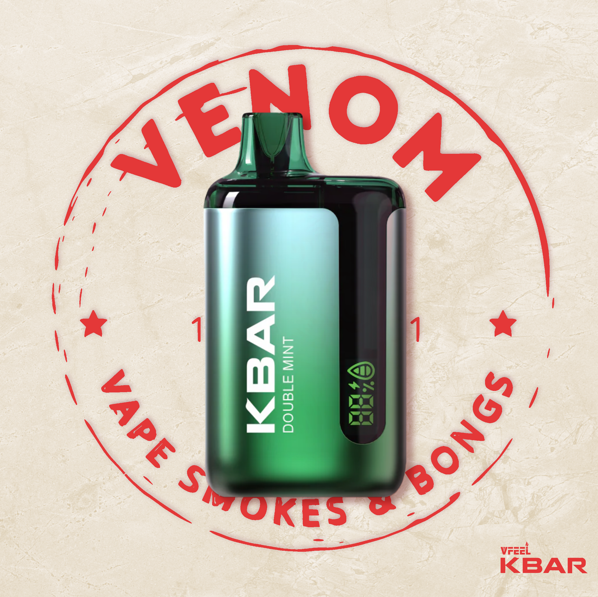 KBar Disposable - Convenient on-the-Go - Disposable. Venom Vape KBar Disposable - Convenient on-the-Go - Disposable. Venom Vape