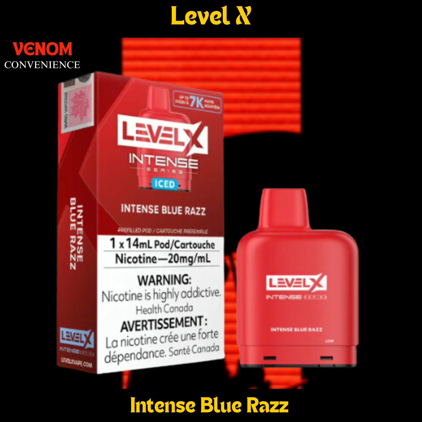 Flavour Beast Level X INTENSE Pods 7K  (READ DESCRIPTION)