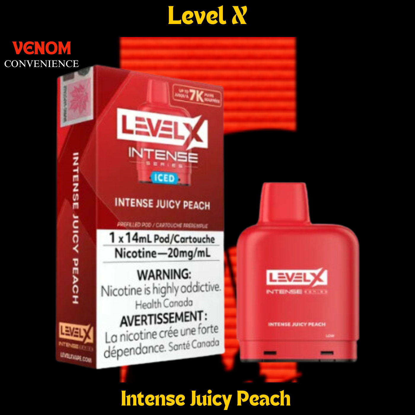 Flavour Beast Level X INTENSE Pods 7K  (READ DESCRIPTION)