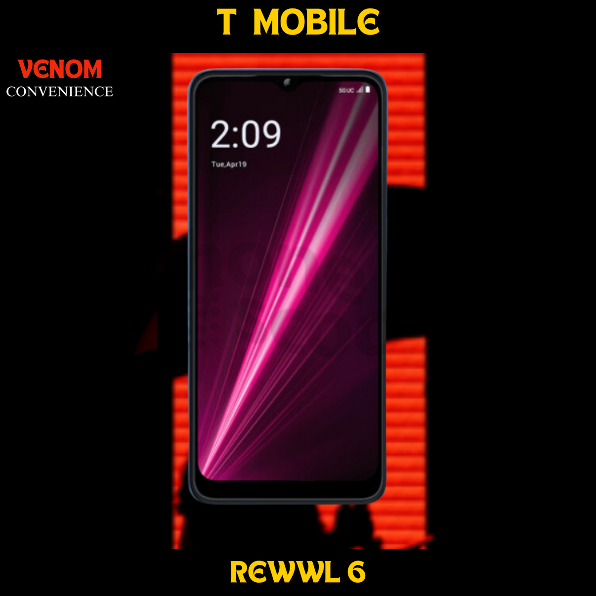 TMobile REVVL 6 5G Venom Vape