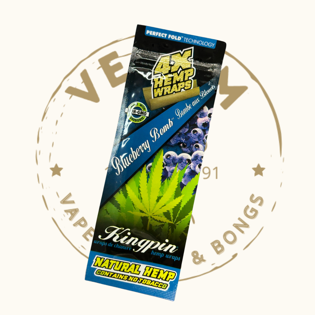 Kingpin Hemp Wrap - Blueberry Bomb